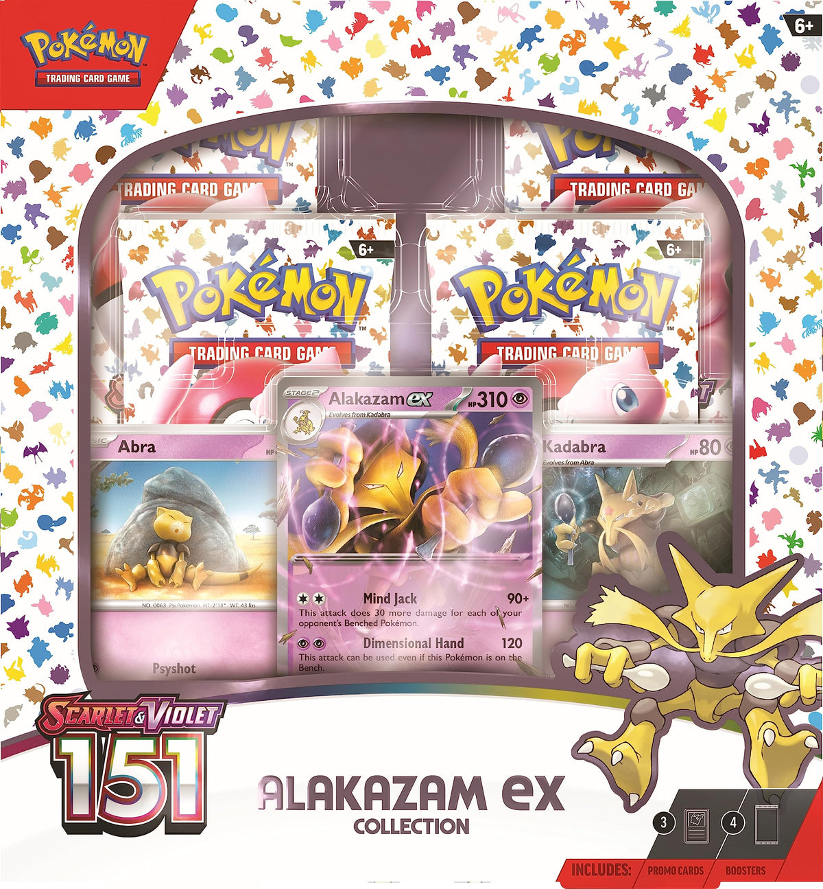 Pokemon TCG 151 Alakazam Ex Box S28624