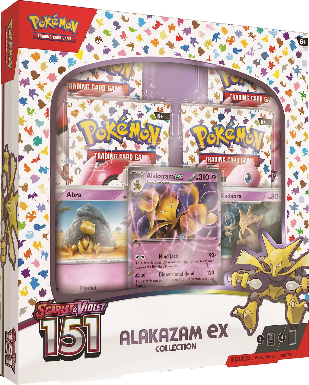 Pokemon TCG 151 Alakazam Ex Box S28624