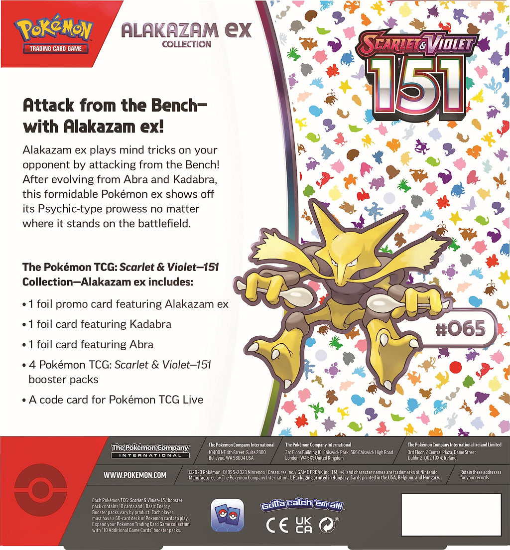 Pokemon TCG 151 Alakazam Ex Box S28624