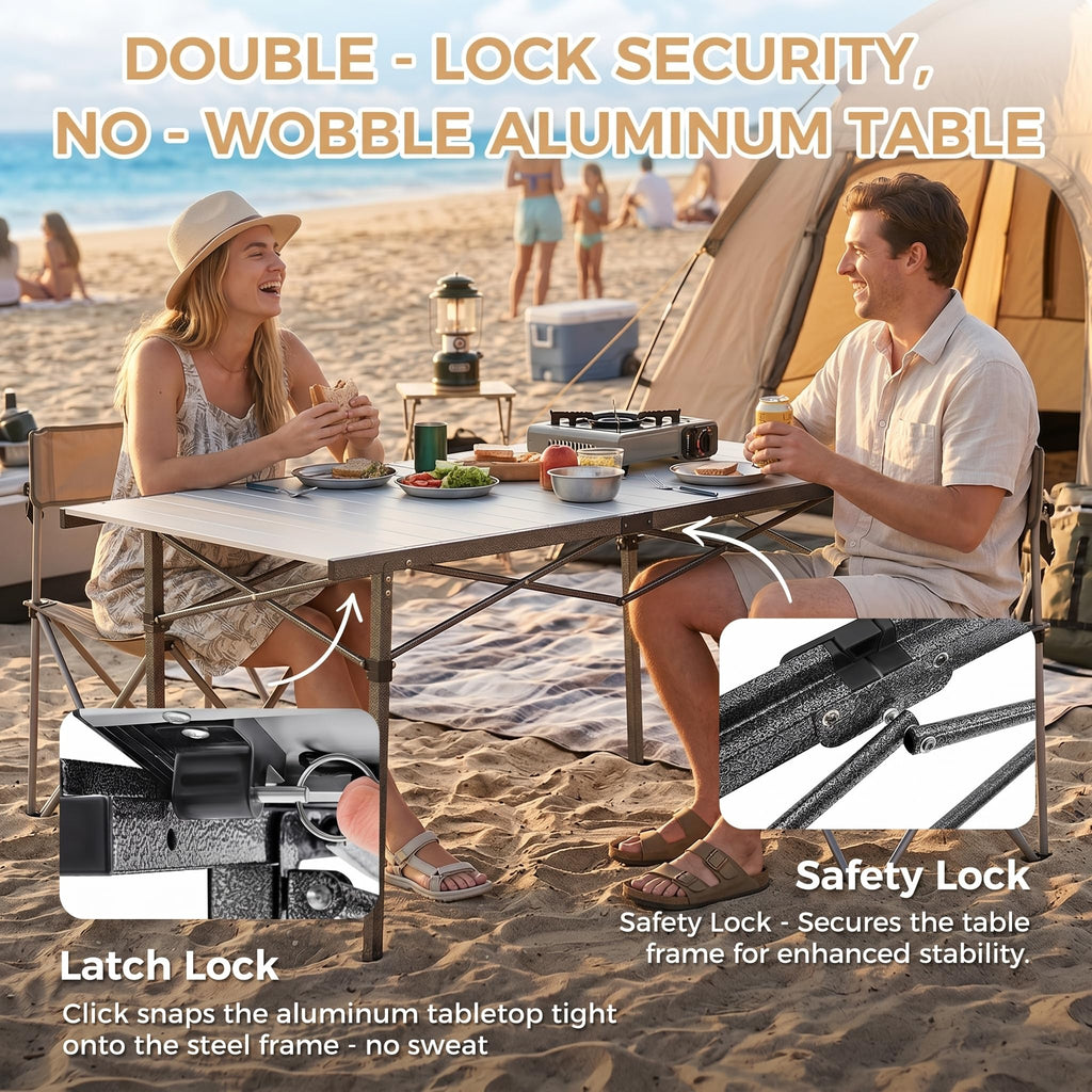 53.5" Heavy Duty Folding Camping Table B2076